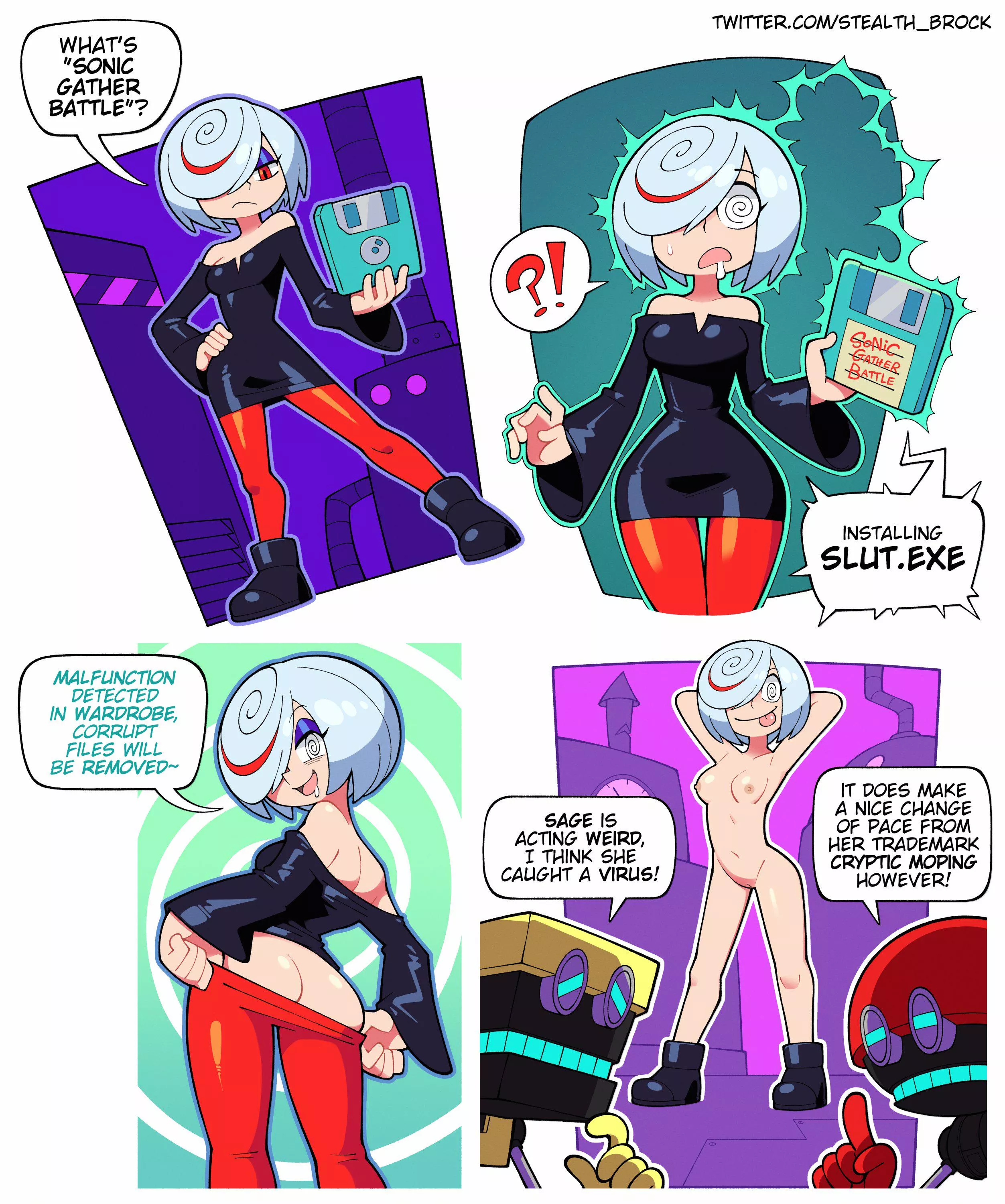 Sage downloads a Virus (Stealth Brock) posted by netap