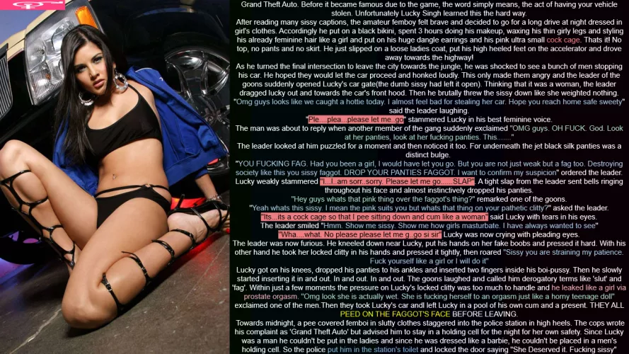 Sissy's GTA Humiliation by Archfairy