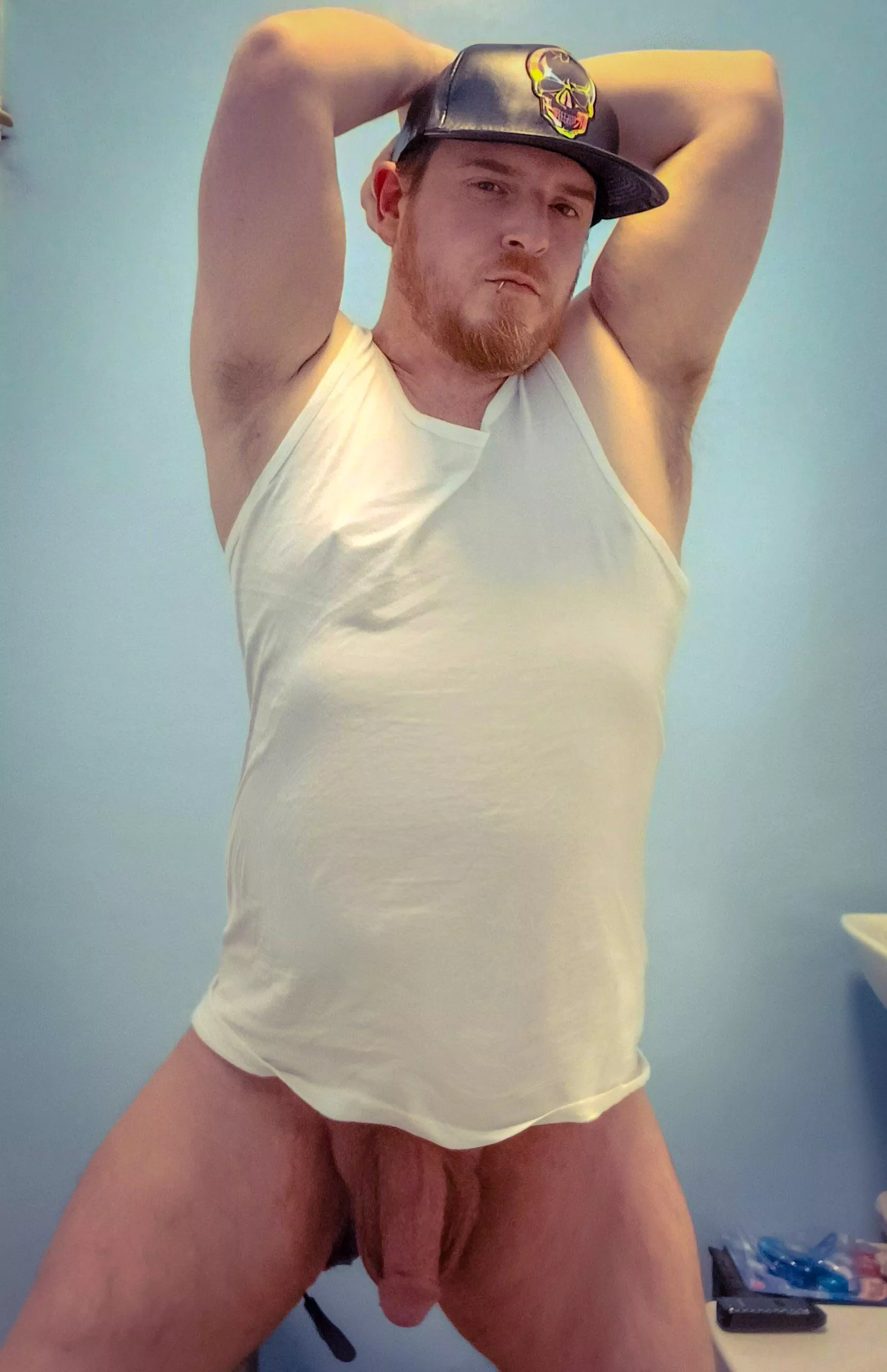 What would you do if upu walked in on me like this? posted by bearsprout