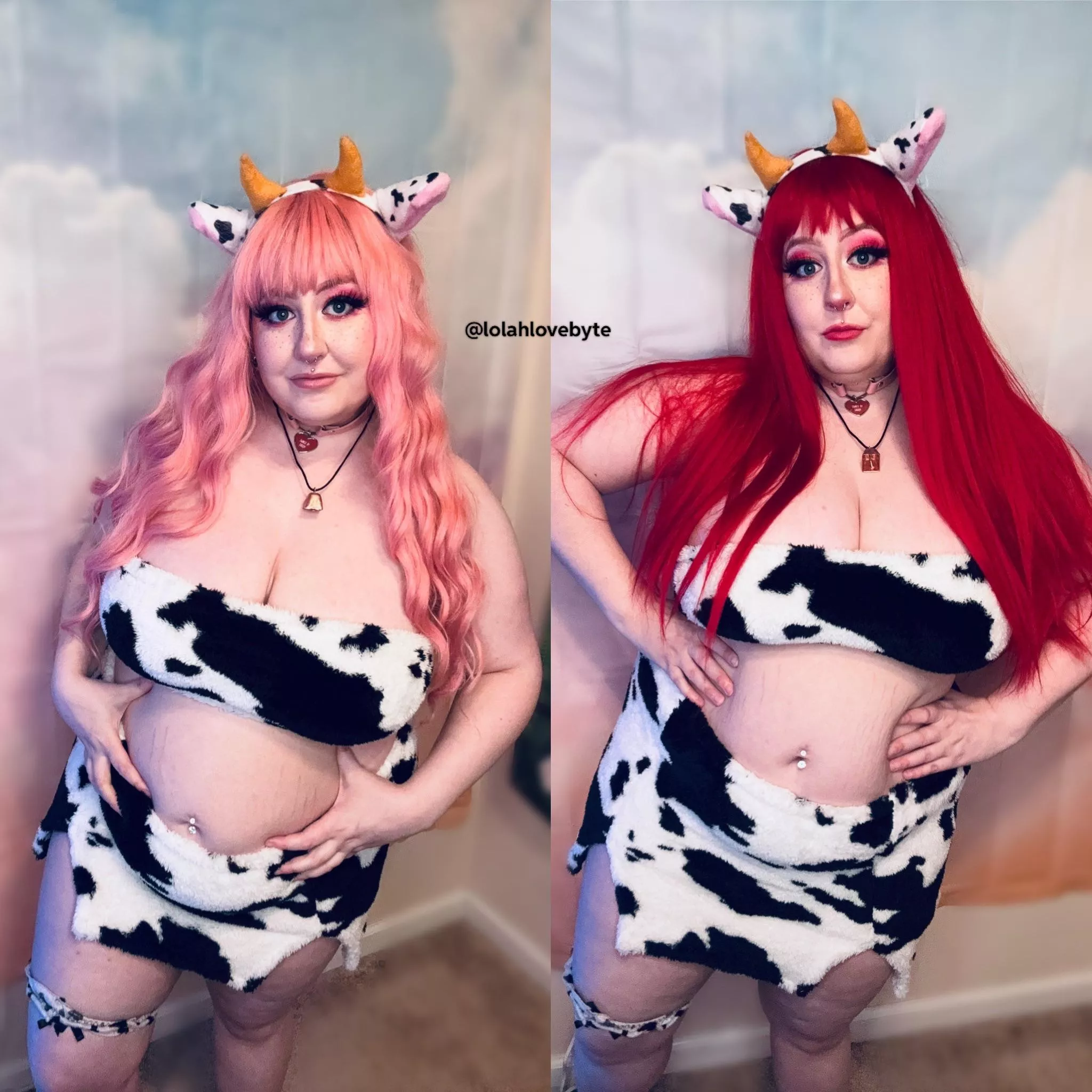 Would you like strawberry or Cherry milk today? posted by lolahlovebyte