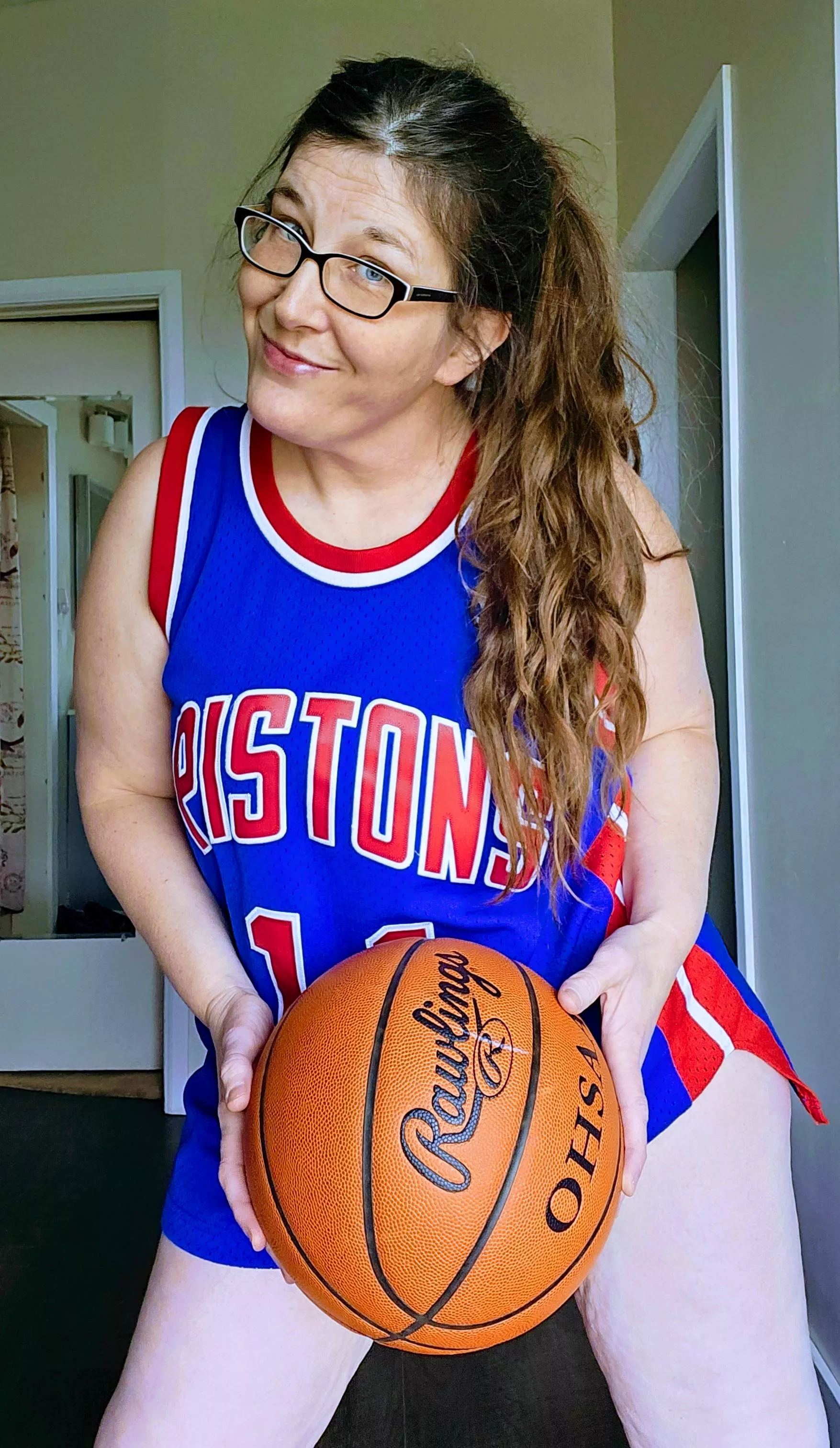 Would you play basketball with my wife? posted by deadsqirrel