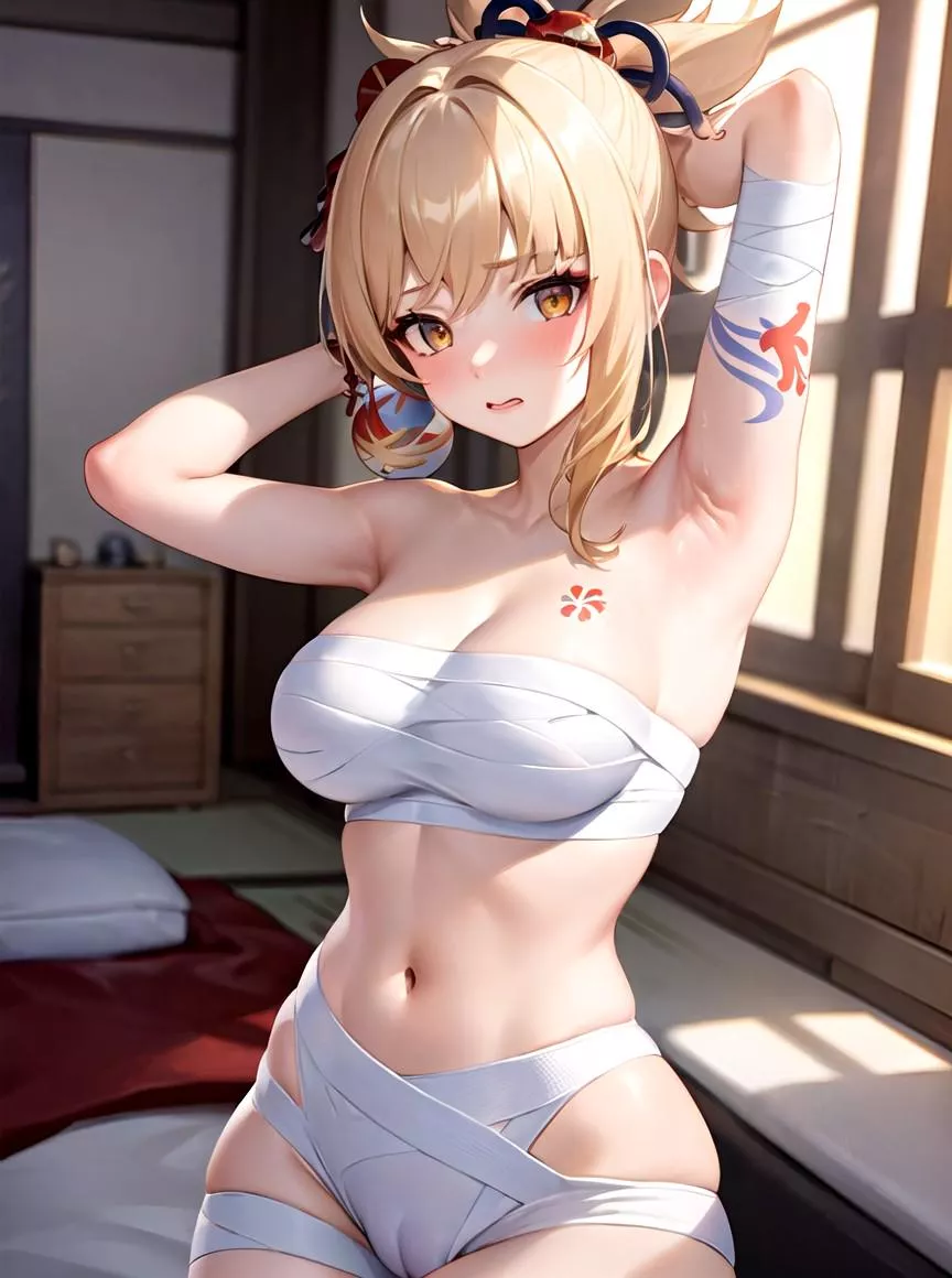 attractive pit (Yoimiya genshin impact) posted by Cream77700