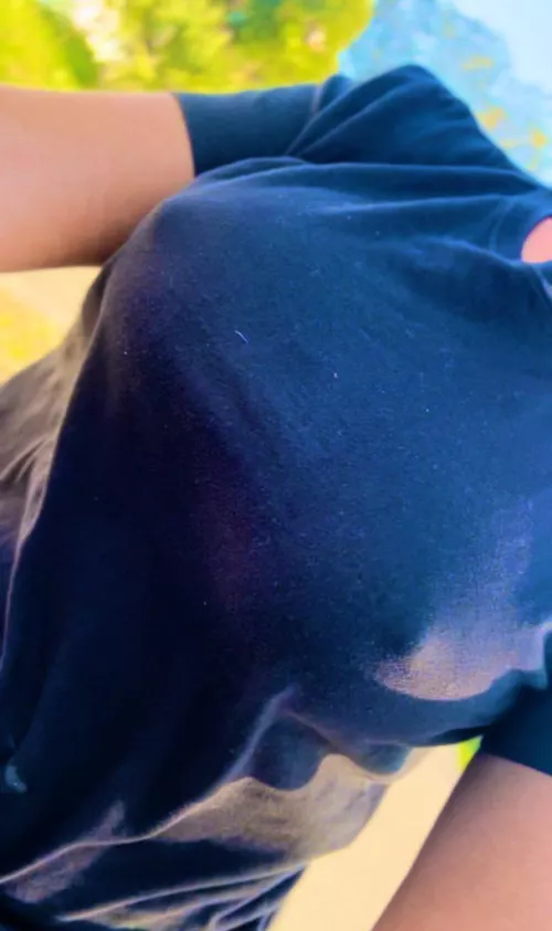 Bike rides are fun with your nips out by IamLexi_lee