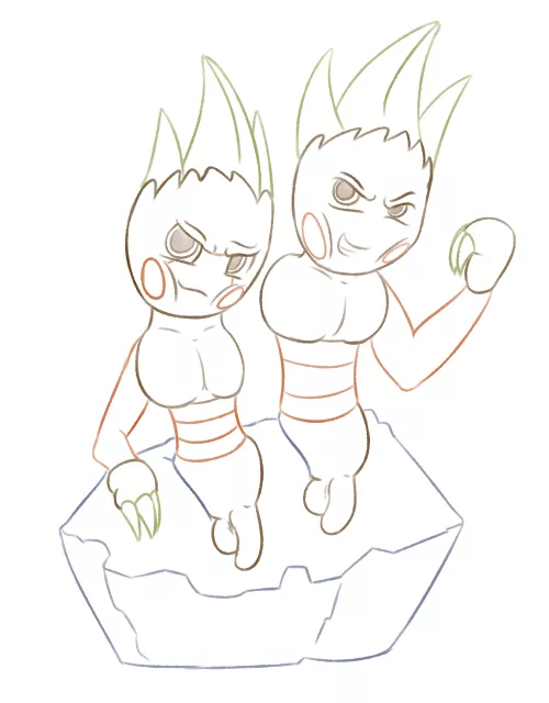 Catch them all challenge #688 - Binacle (posexe) by Red_Gaymer