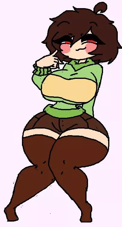 [Chara looking thicc] posted by DripJ420420