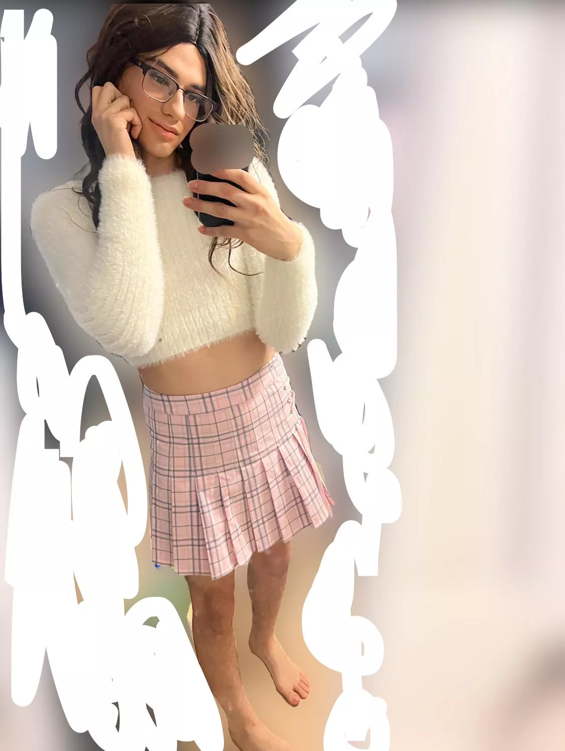 Do I look like a sissy? 🤔🥰 posted by Standard_Climate3833