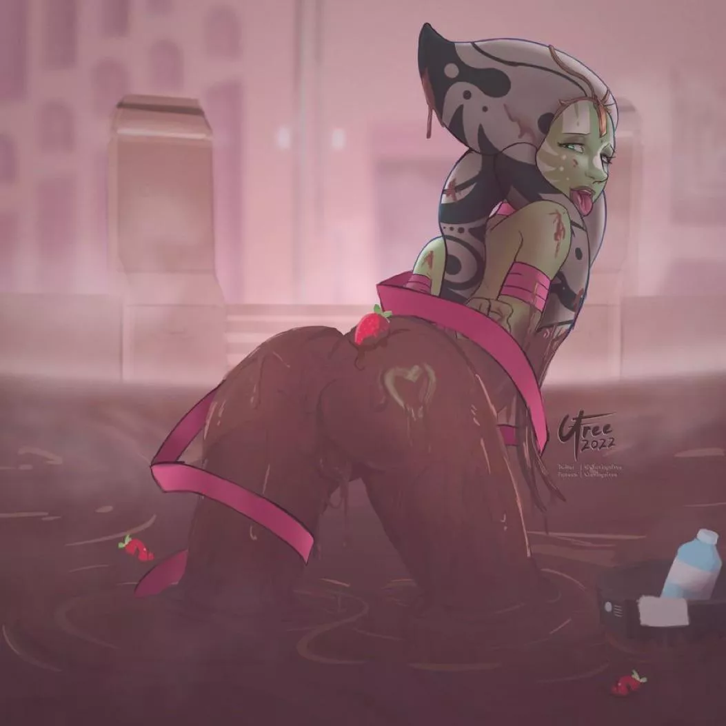 Happy Valentine’s Day from Riitsa as she’s bathing in chocolate - (CravingsFree) posted by MrHotStuff11