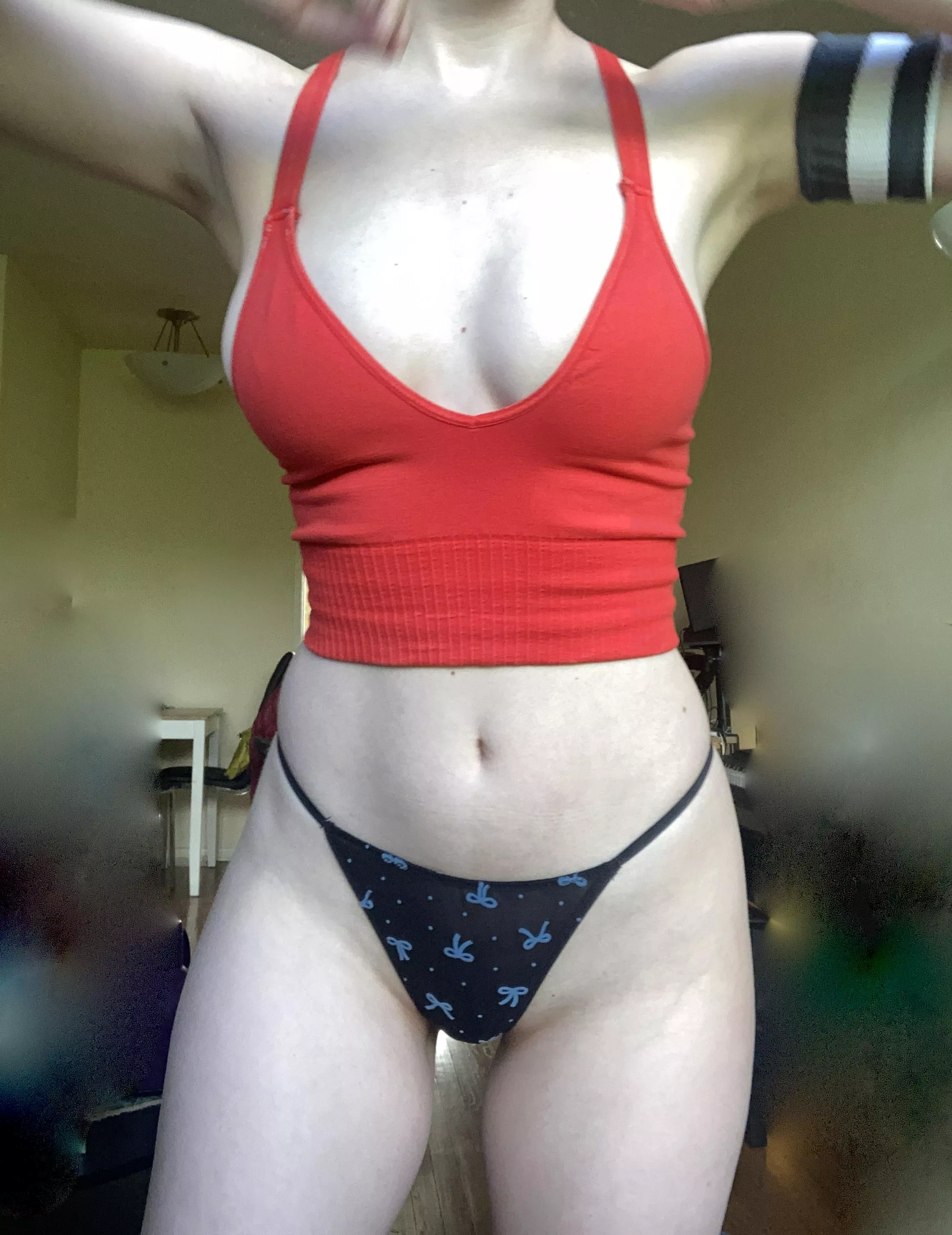 Help me decide the fate of this sports bra: should it stay or should it bounce? posted by Sunnysinful2000b