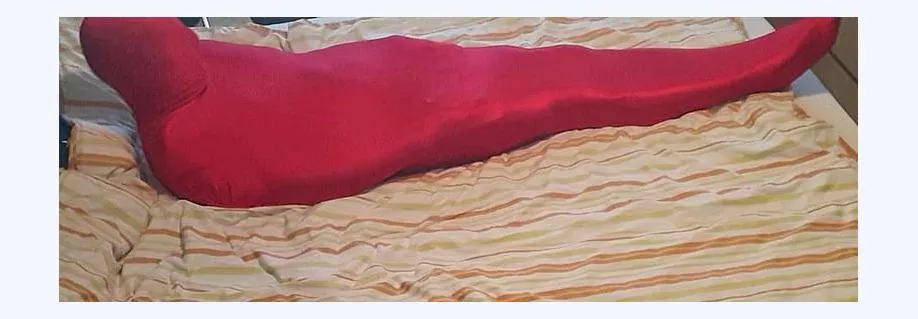 I turned my Zentai into a Spandex Sleeping Bag posted by Lacey_Goodwin541