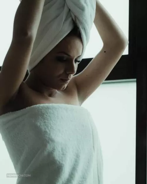 Is that Cupid’s arrow in your pants, or are you just happy to see me after take a shower by Mia_Milano