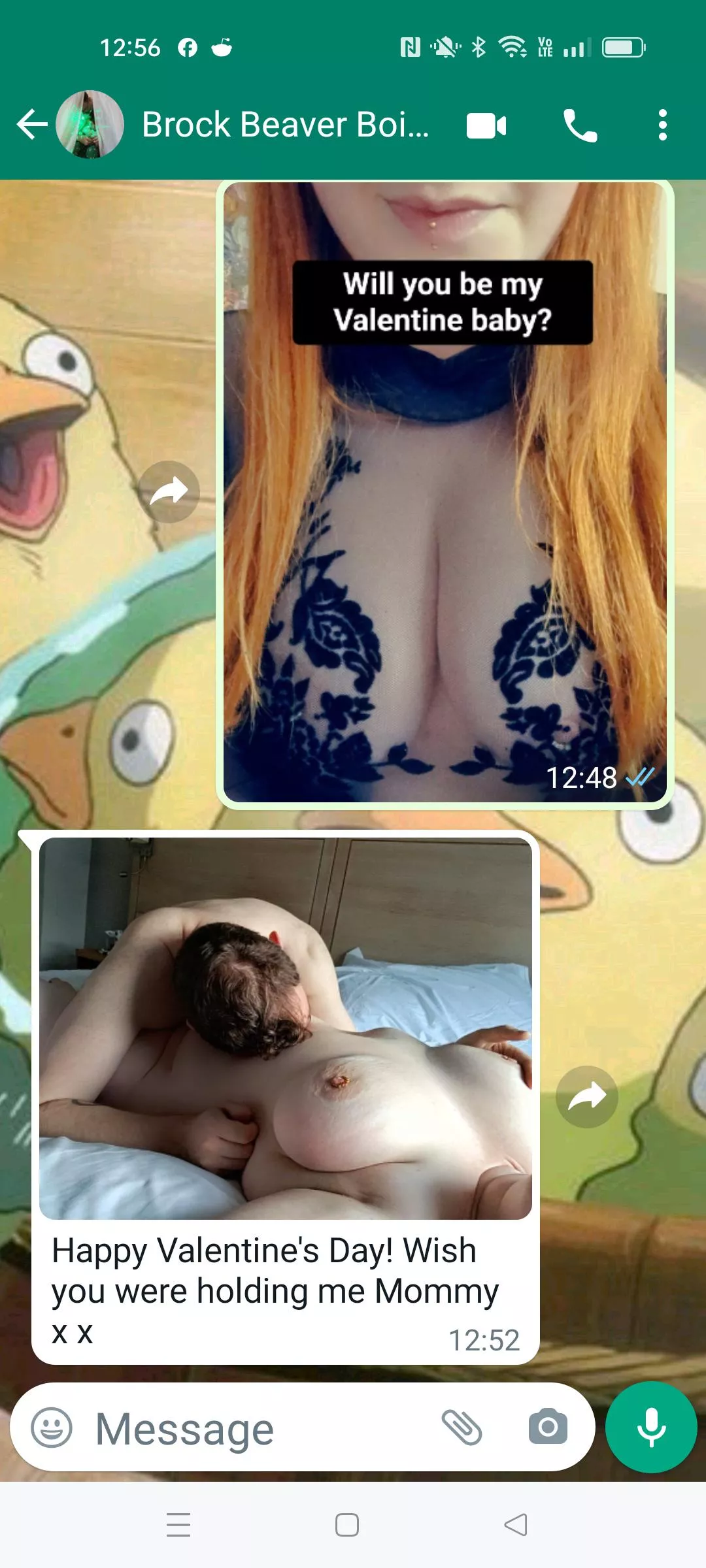 Is there anything more adorable than Valentine's Day mushiness with your submissive boyfriend? 😻 Now on your knees to show mommy how much you all appreciate her! posted by brighteyedbushytail1