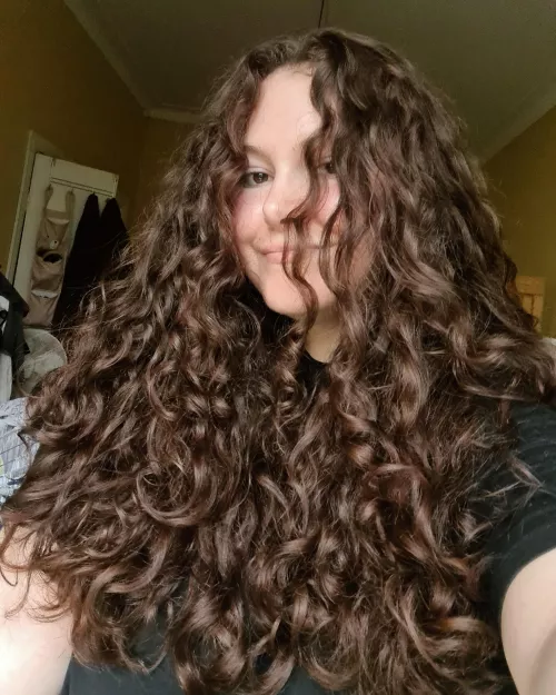 Just me and my curly hair by princessjulez