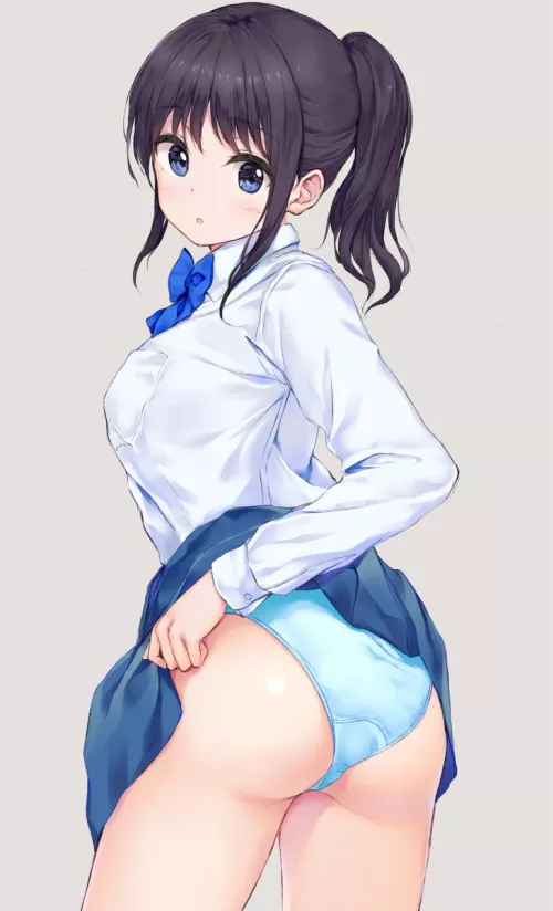 Lifting Her Skirt [Original] by A_MASSIVE_PERVERT