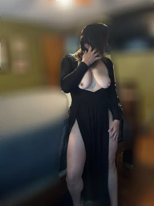 Long black dress by i_drive_a_subaru