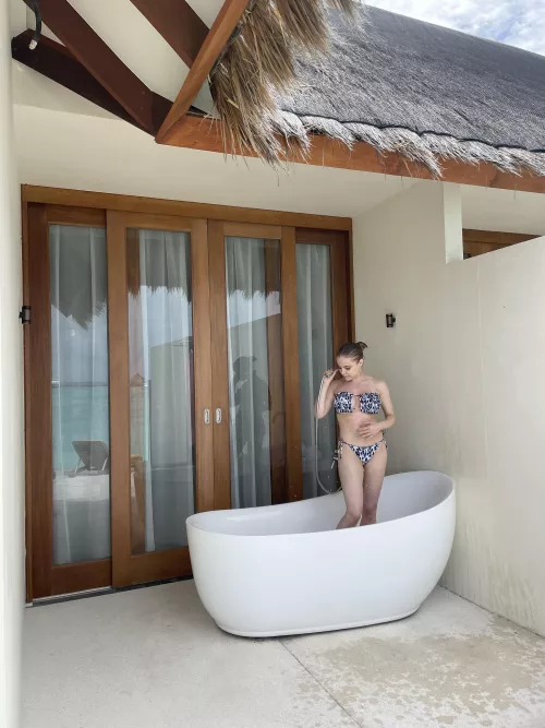 Morning routine during vacation by adlenaline_