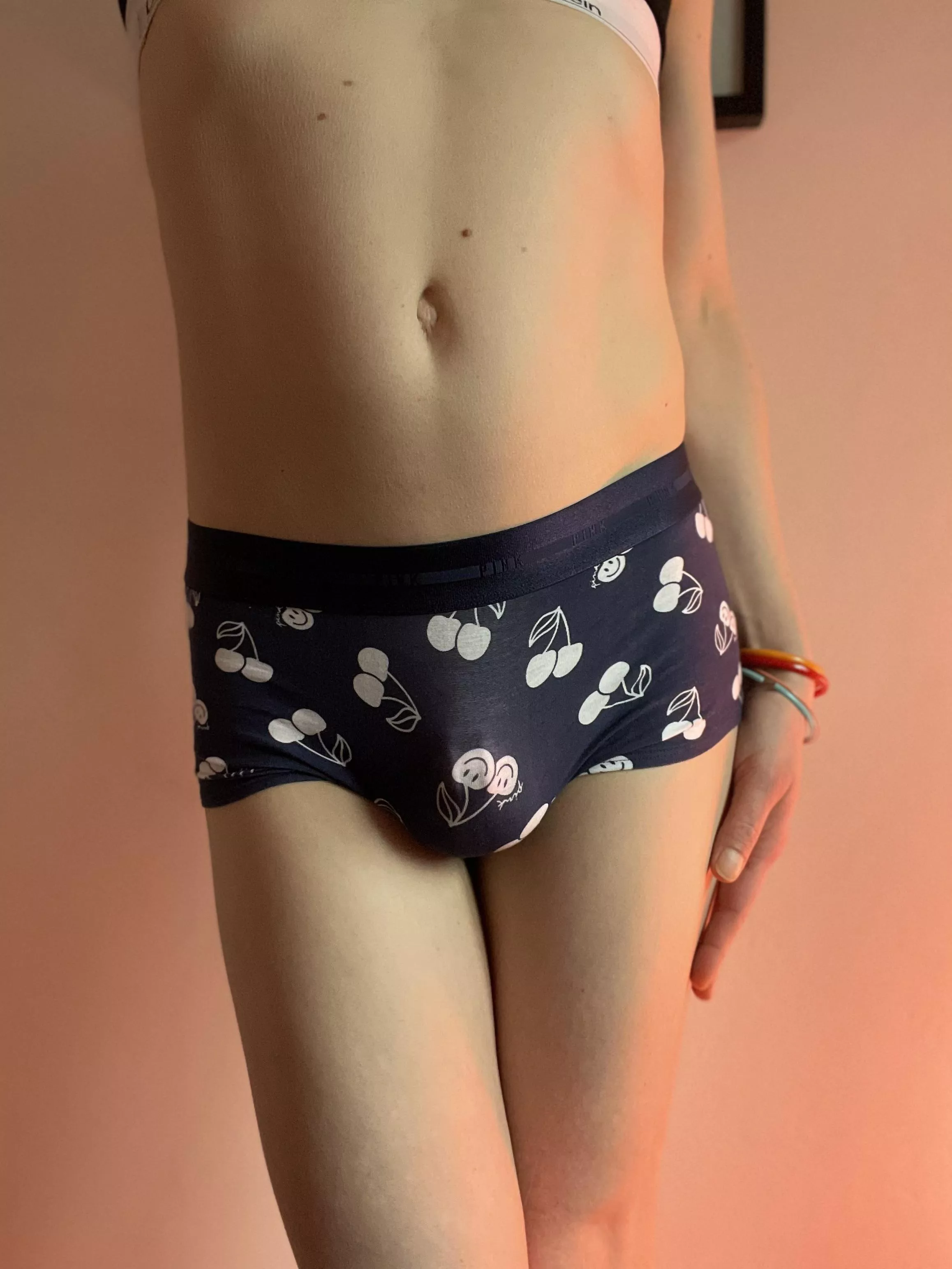 New pink panties 😍 🍒 posted by pantyholic