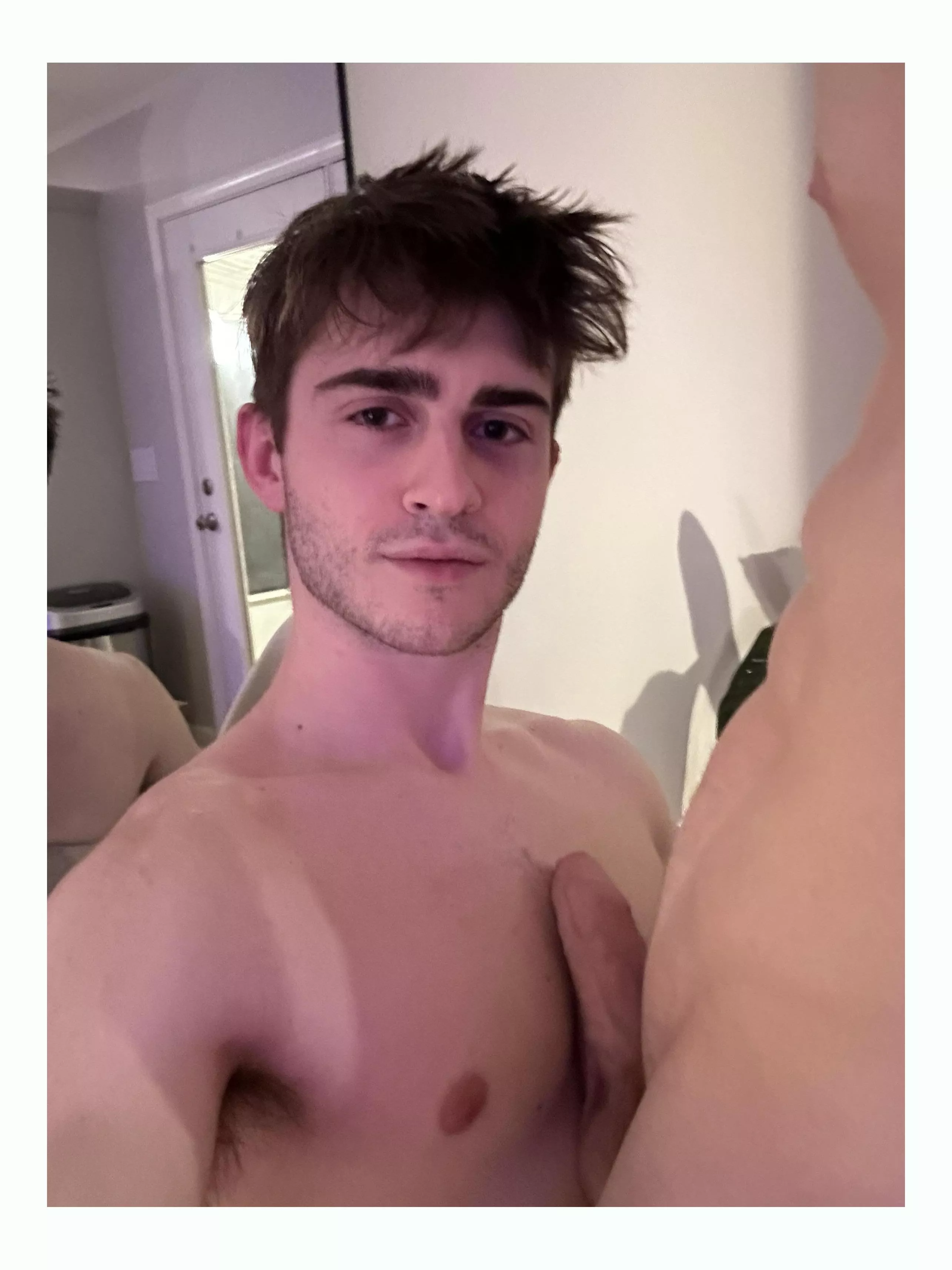 Resting his foreskin on my chest posted by Sage_Acosta25