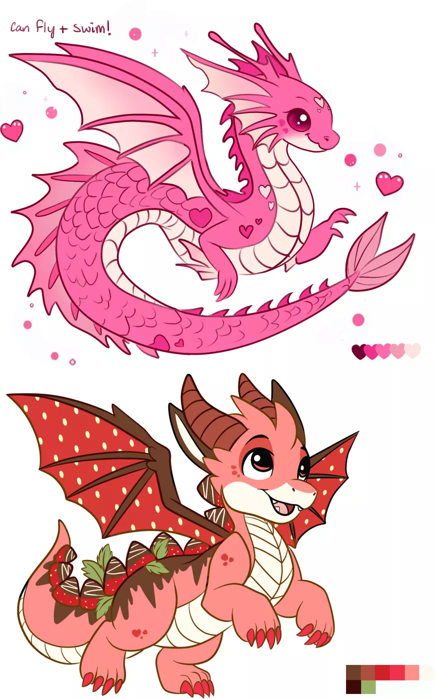 Valentine Dergs for Sale - Adoptables (Art & Designs by Me!) posted by Glittering-Amount-68