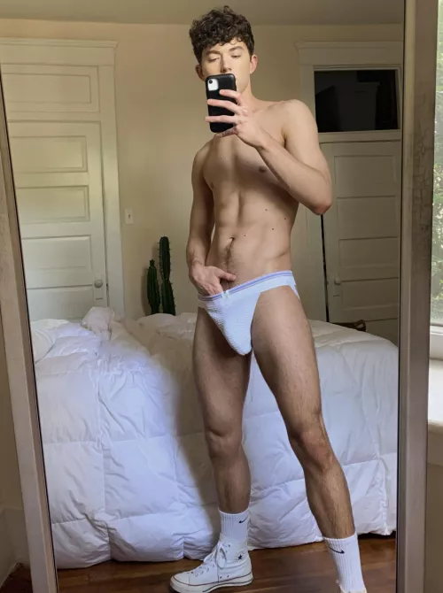 What do you think about a classic white jock? by ElsaGermaineRiley