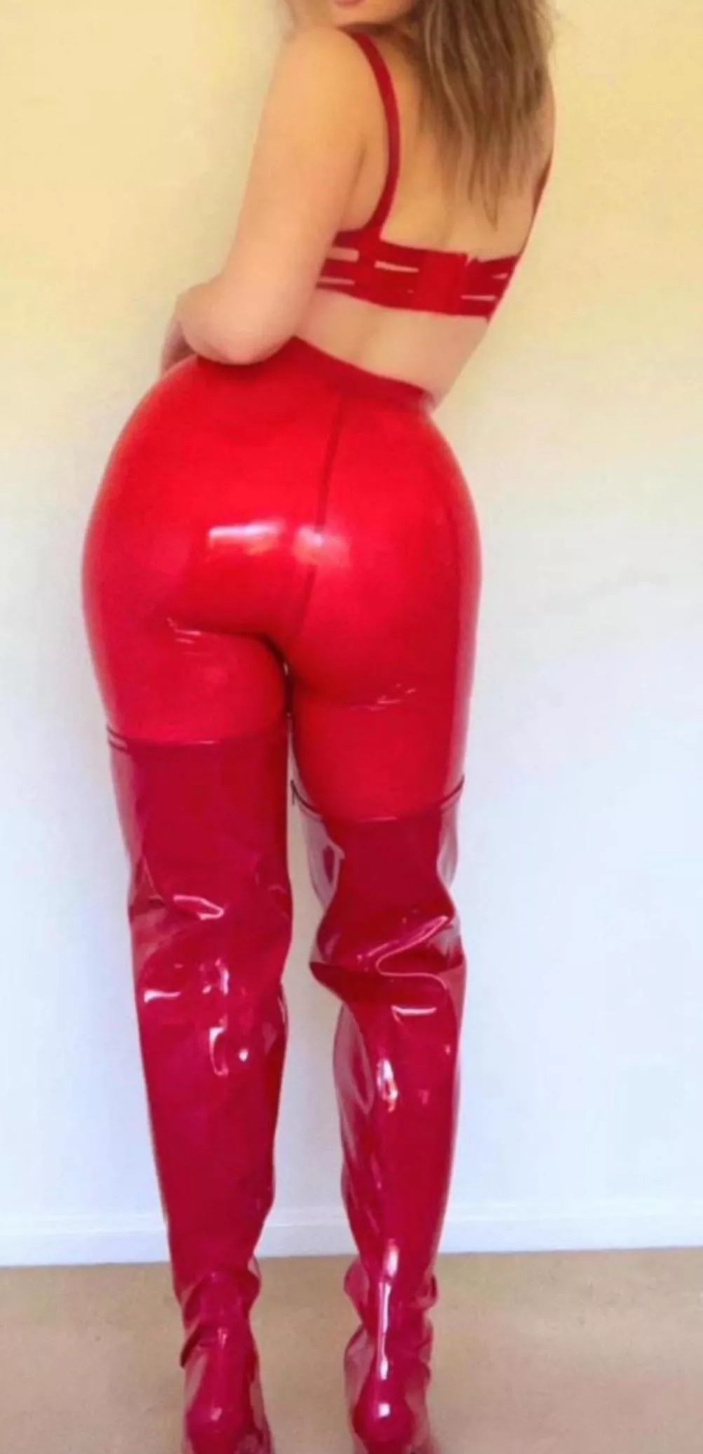 Boots or latex first? Heelso posted by MistressLolaInLatex
