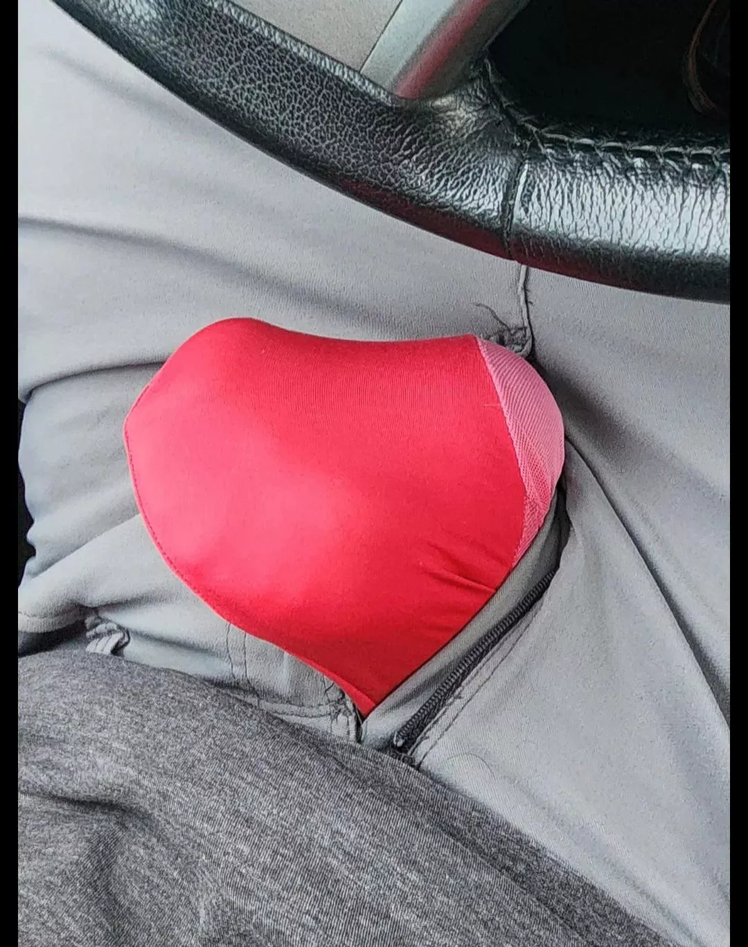 Happy Valentine's Day! My heart shaped cock and balls hidden in a sexy red pouch for you posted by ScorpioStarfucker