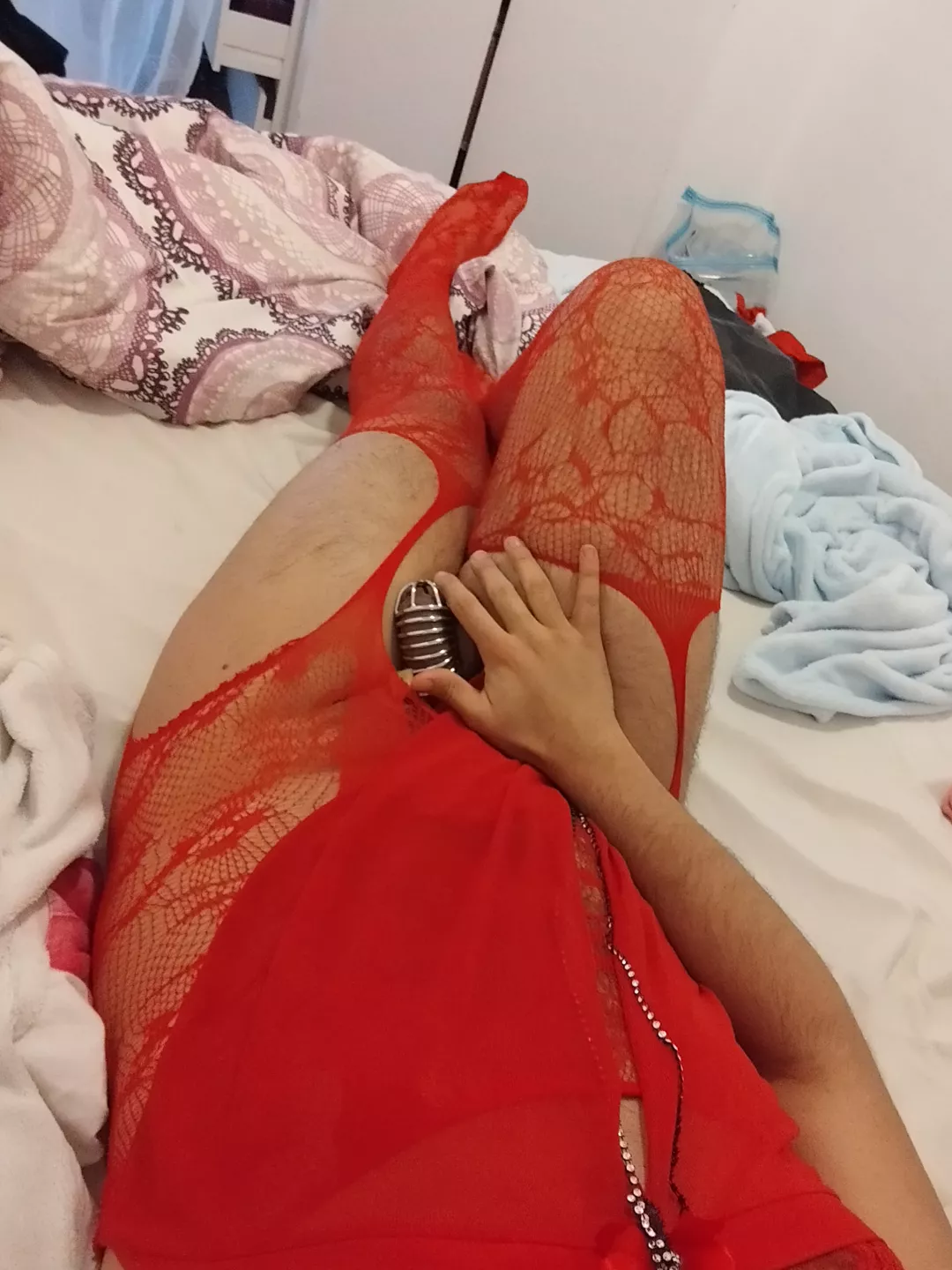 How I'm dressed on Valentines for my Mistress posted by Portugeseputa