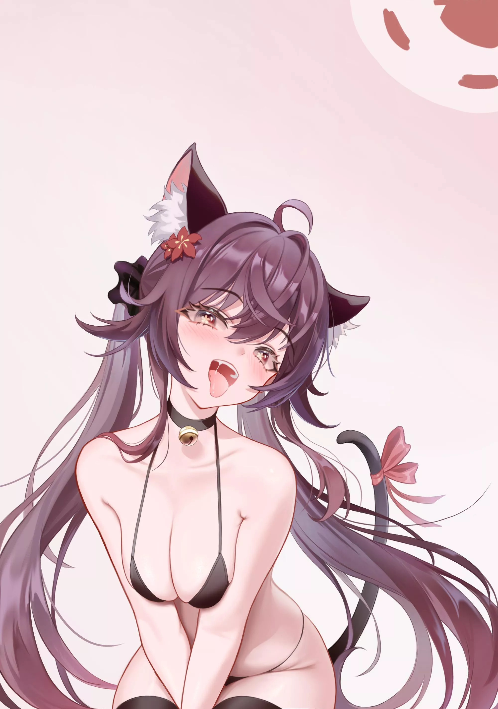 Hu Tao dog girl posted by lmaoworldamogus