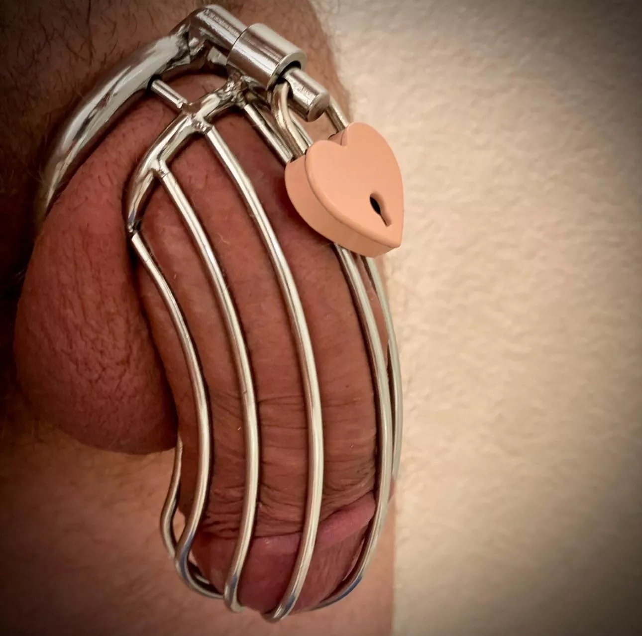 I love being locked! Feels weird not having my cock caged. Yes ma’am, No Ma’am! 🥰 posted by 420MountainSurfer