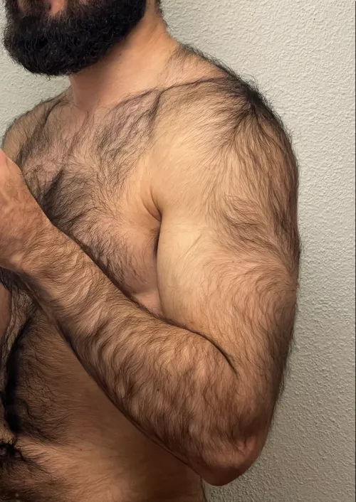 I'm a hairy beast and my gf loves it (aka what real man look like) by TheBasicBastard