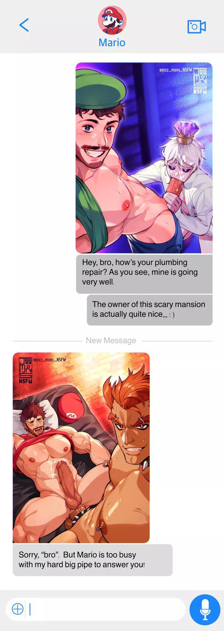 Mario’s secret (Jezz) posted by yumusua