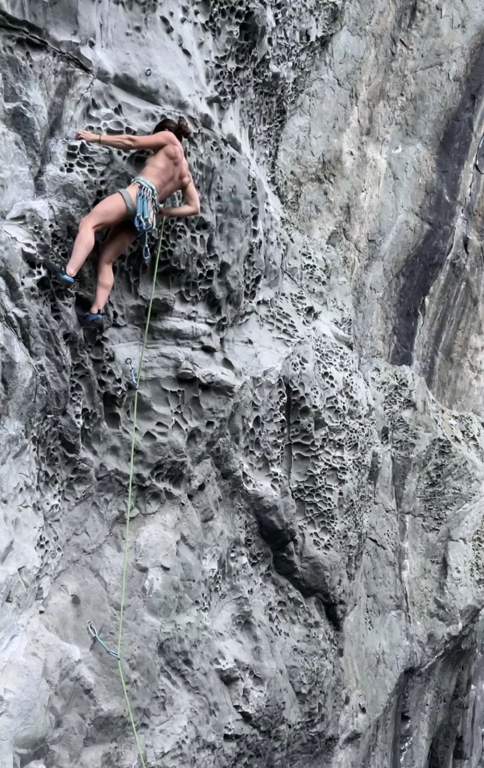 My sincerest apologies if it was you who showed up at the crag during this naked ascent posted by avalainexxx