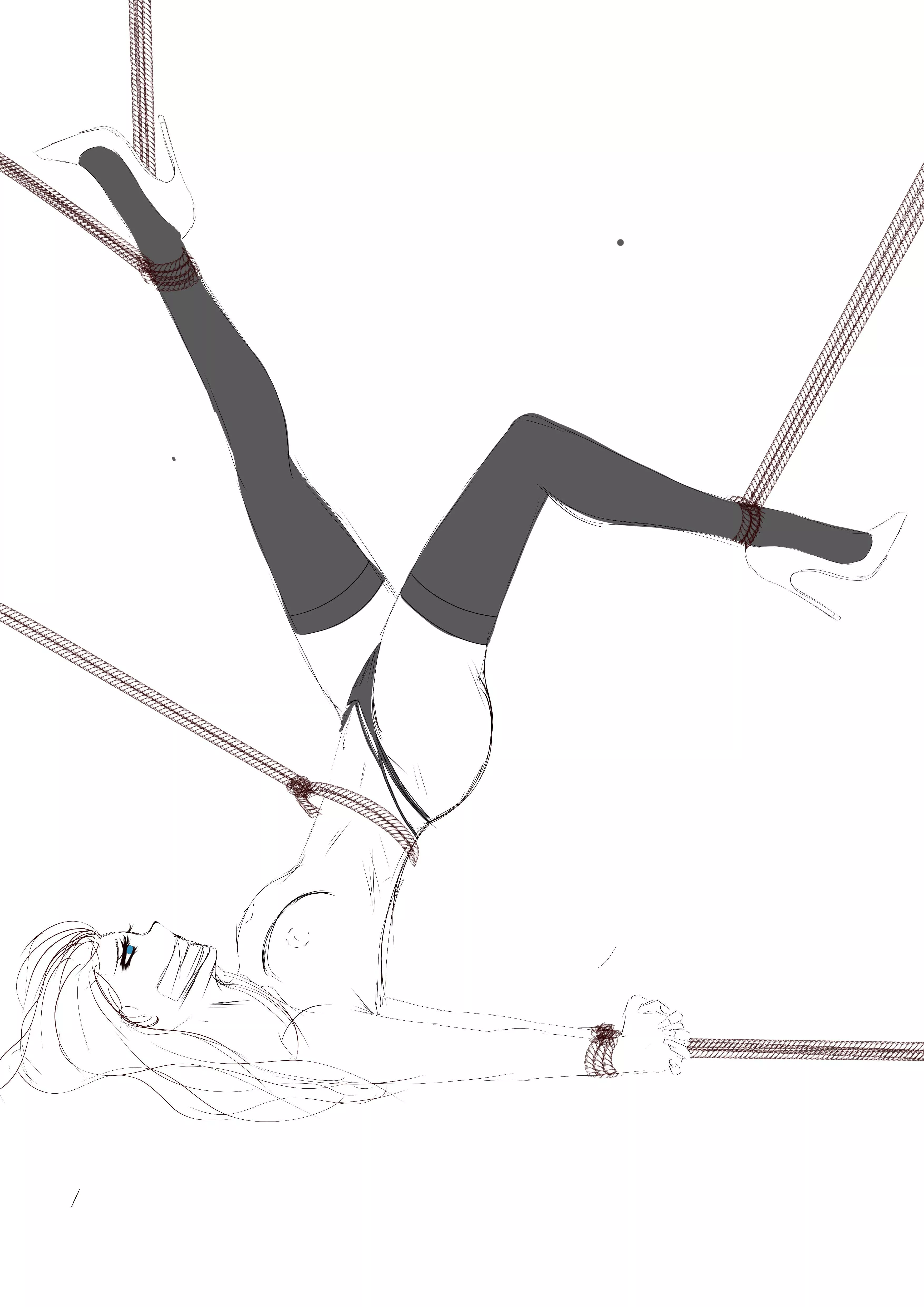 New shibari sketch by me posted by SchmendrikSchmand