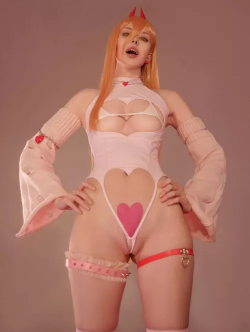 Power from Chainsaw man as your Valentine's date by Vinnegal_