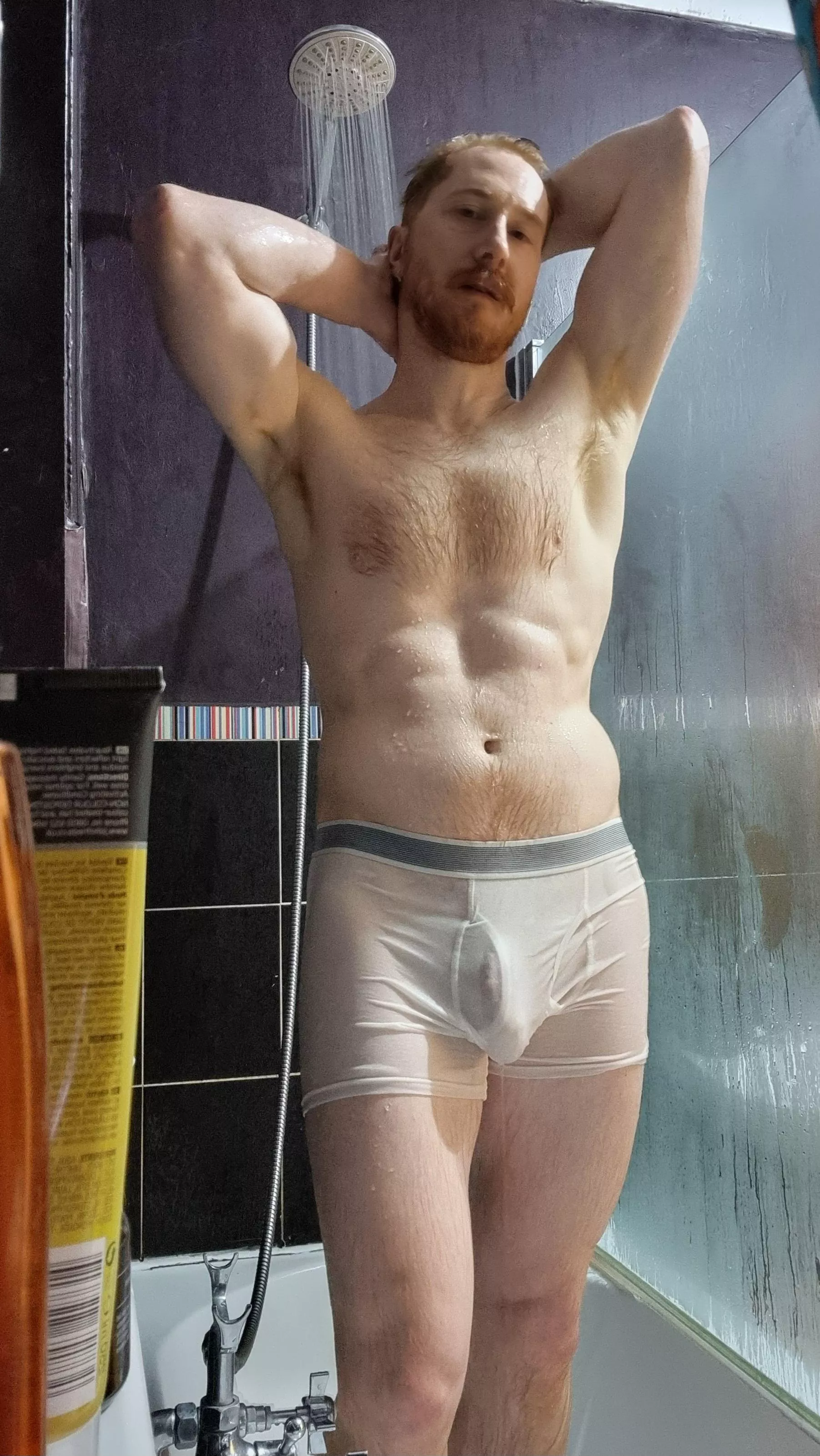 Sorry you cant see my fiery pubes in this one! posted by RedTashMyke