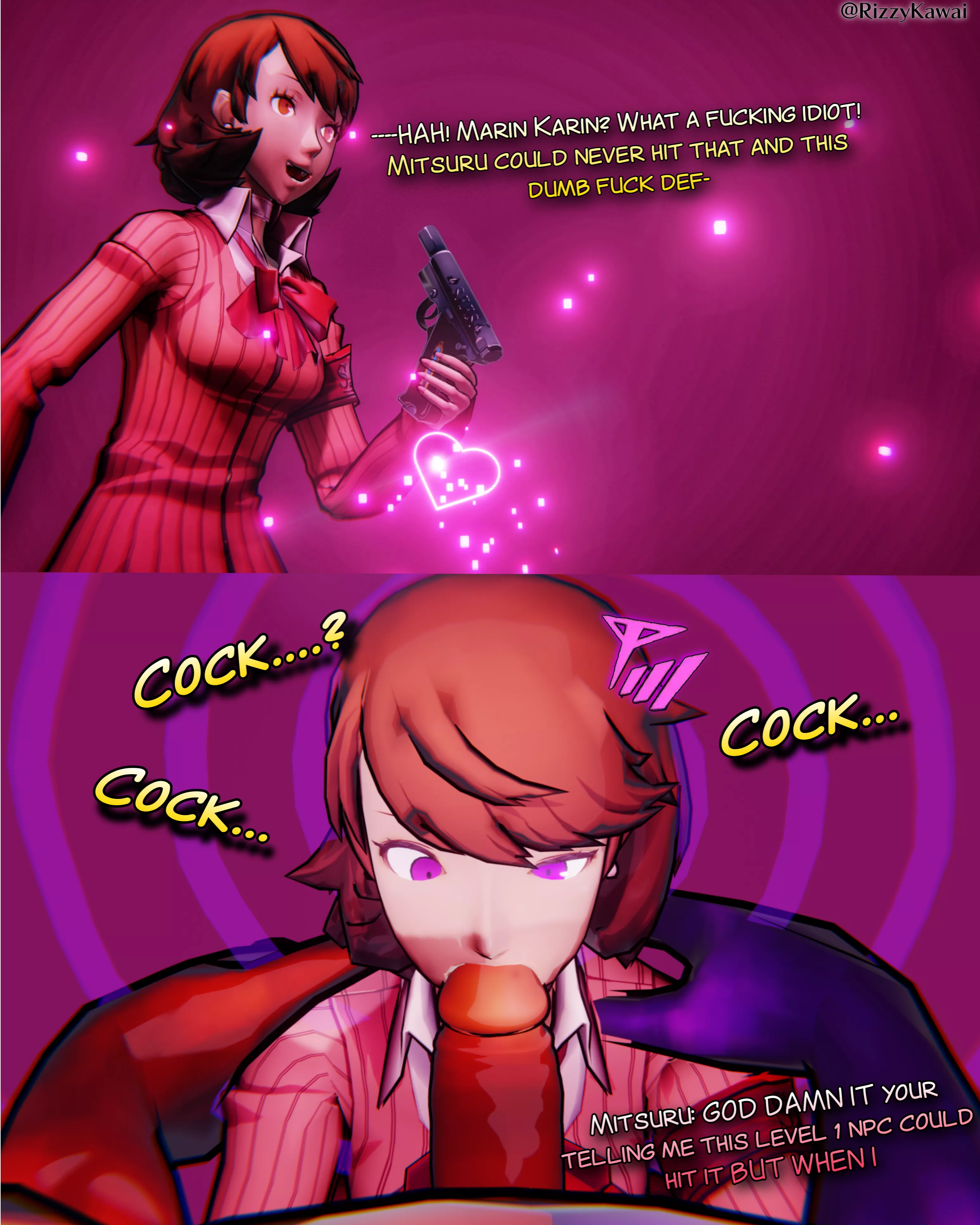 Surely Marin Karin Would Never Hit Right? (@Rizzykawai) posted by Unfair_Throwaway