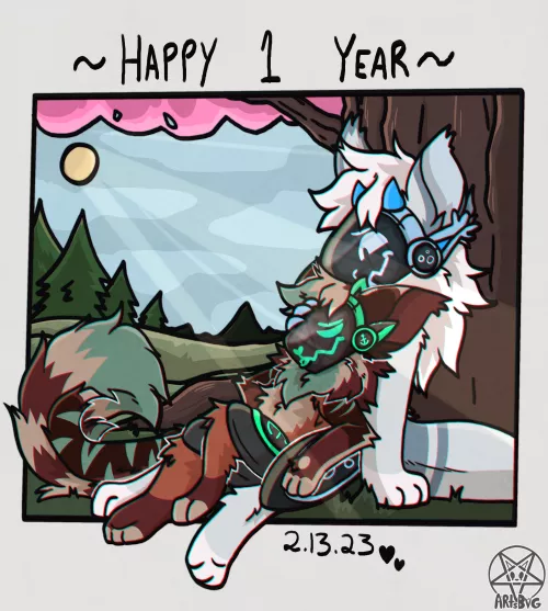 Valentines/1 Year image for my BF by Artsbvg