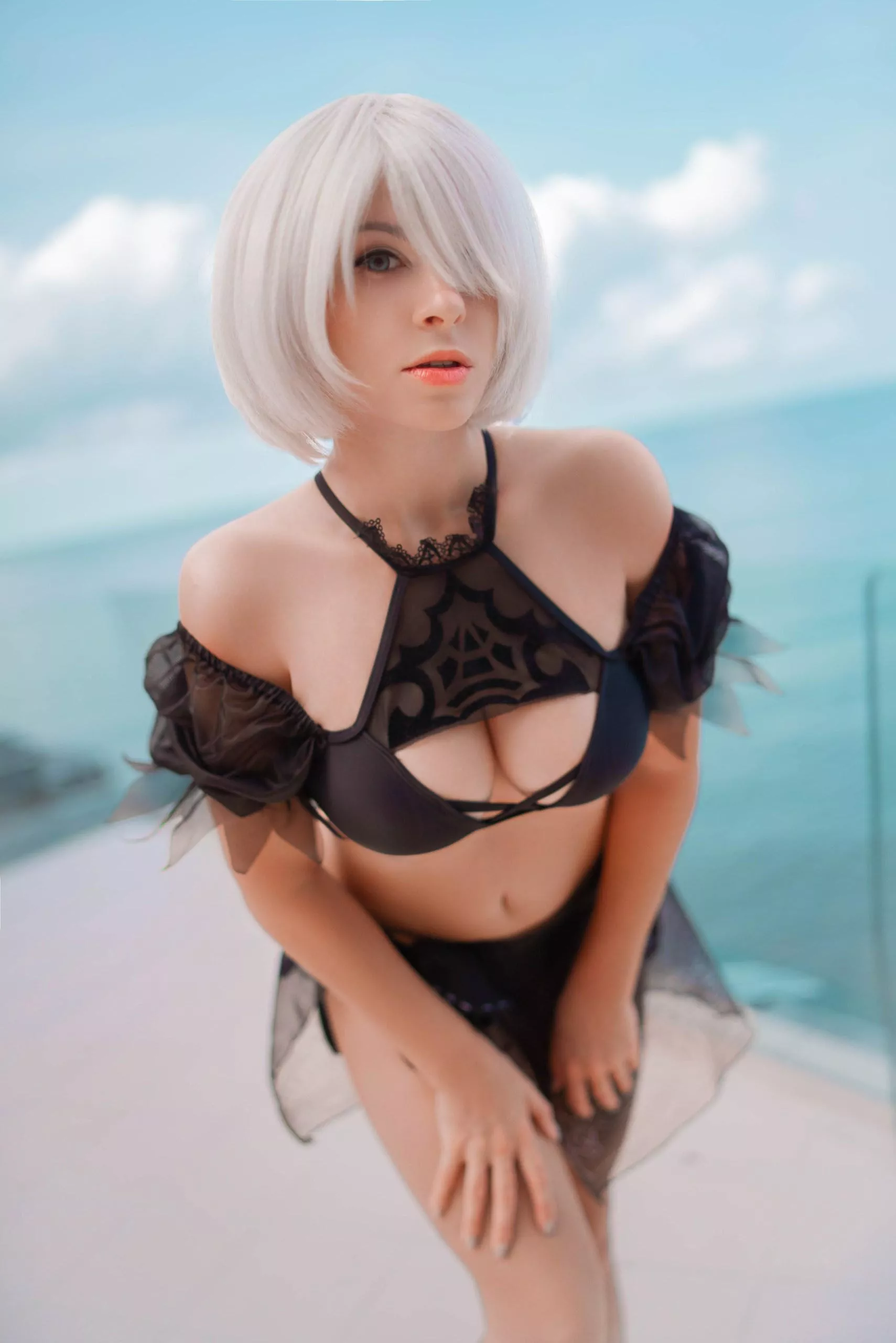 2B swimsuit from Nier Automata by Yuna Kairi posted by Intrepid-Upstairs-69