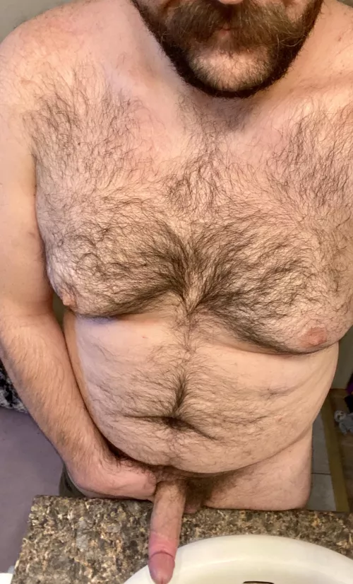 30 Cum edge with daddy while he works from home by ChubbyBWC121