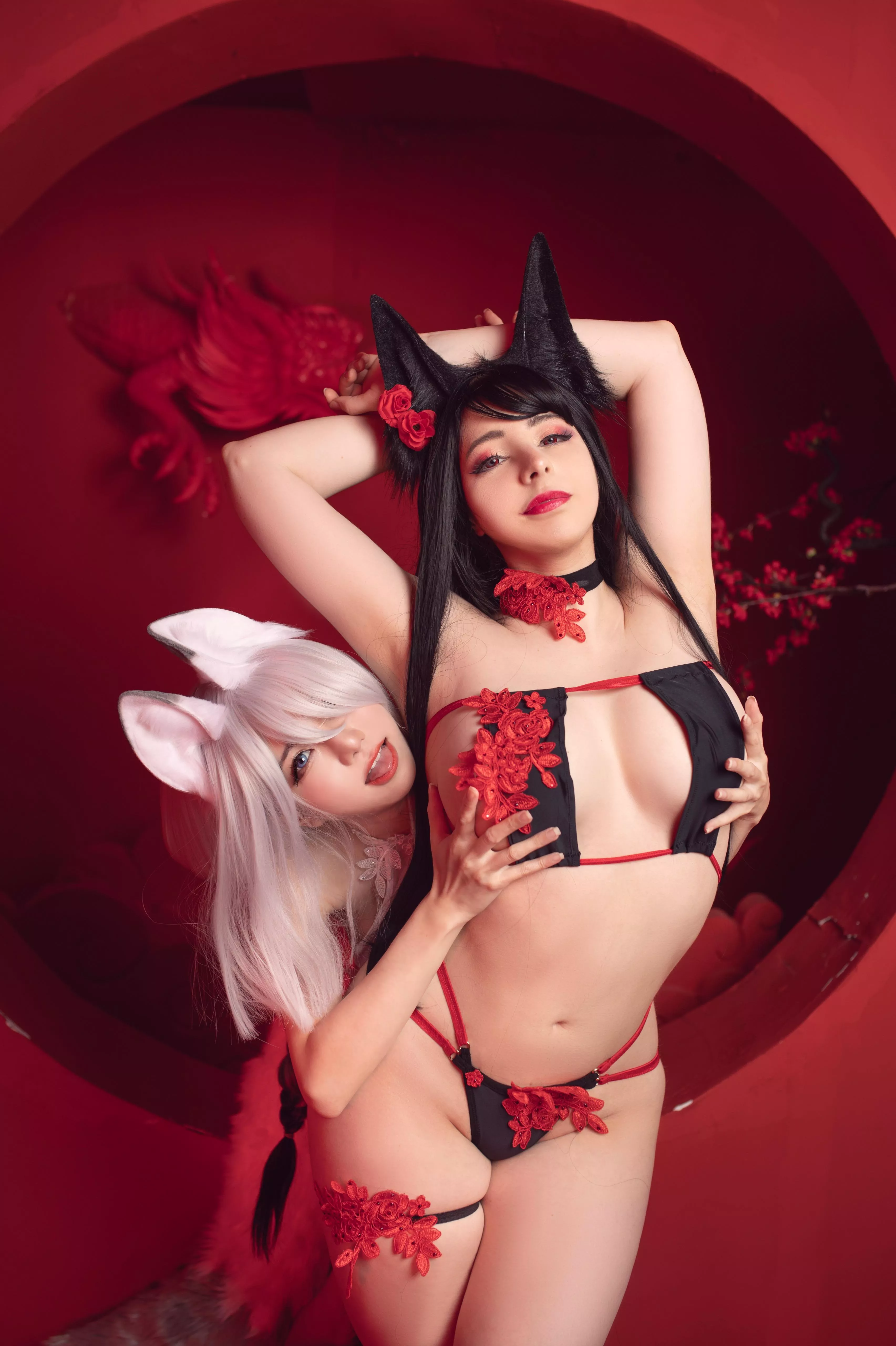 Bara Foxes by MikomiHokina & IamDoraSnow  posted by gabanviii