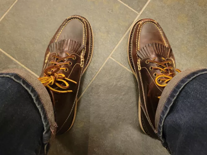 Eastland Belgrade Mock Toe boots got the call today. by onthewaymedia