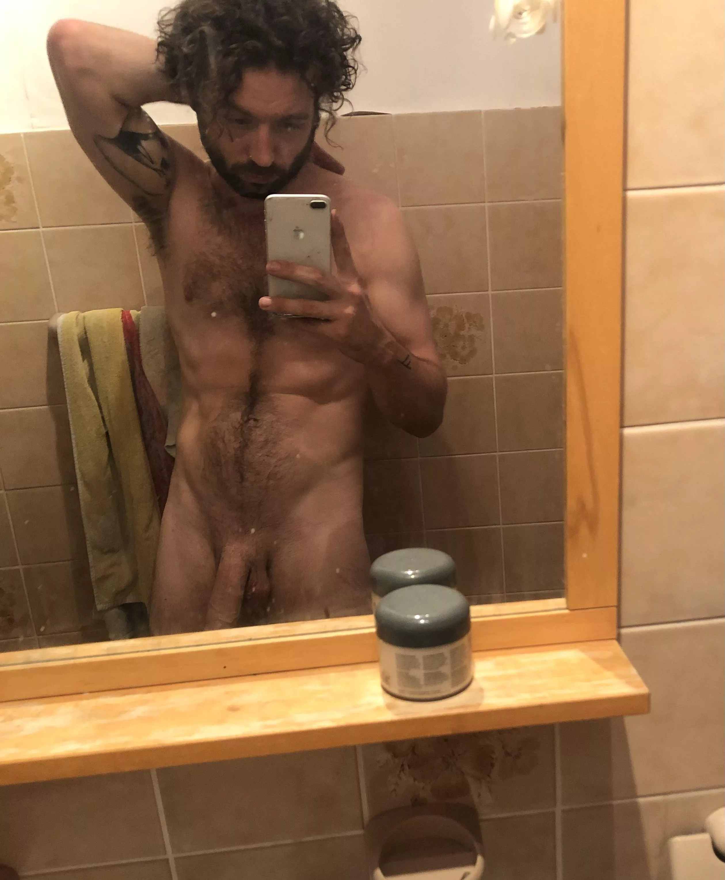 Hard body, soft cock. Make that hard, too? posted by bacchusdreams