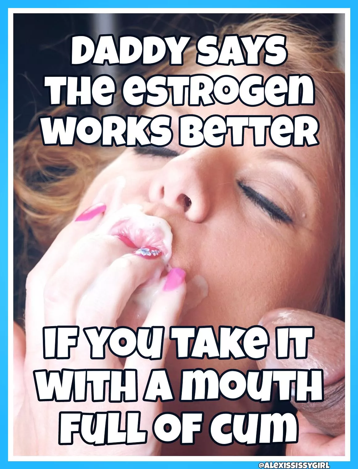 He's just looking out for your best interest posted by AlexisSissygirl