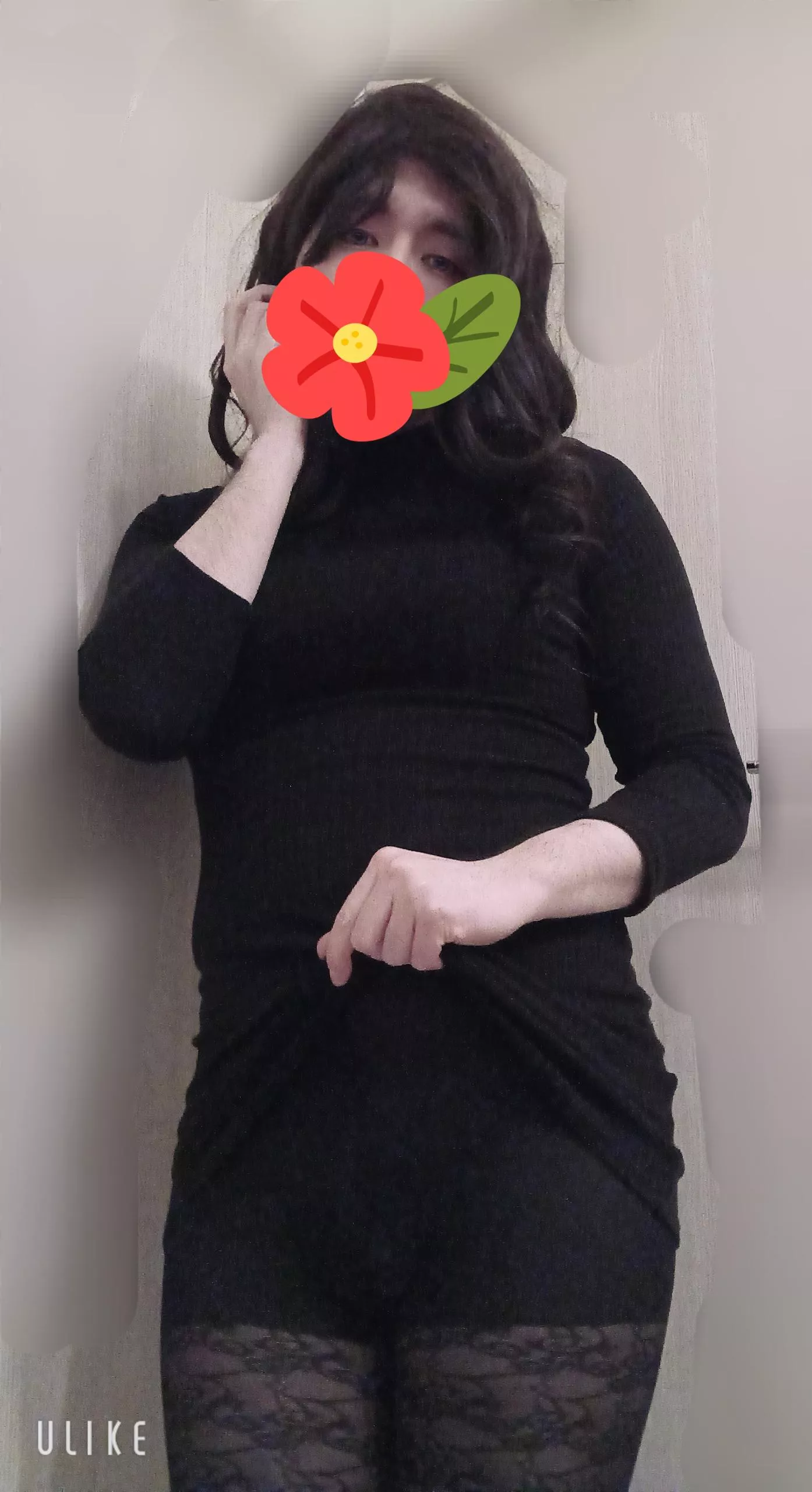 How this grad student is preparing for a date: wearing black tights without panties posted by Ok-Jellyfish-1376