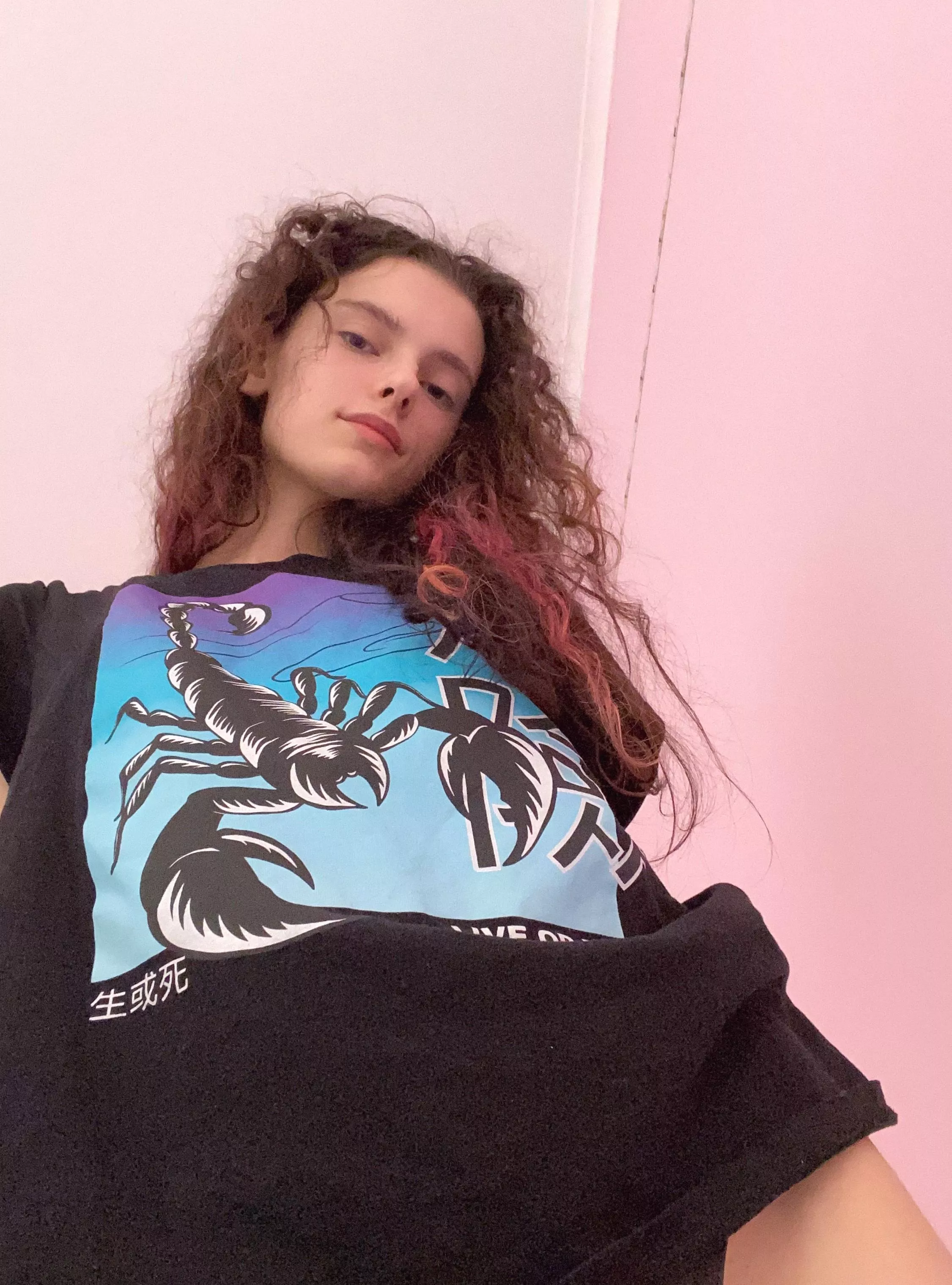 I love not wearing a bra and you can check it with your hands posted by bbybackfat