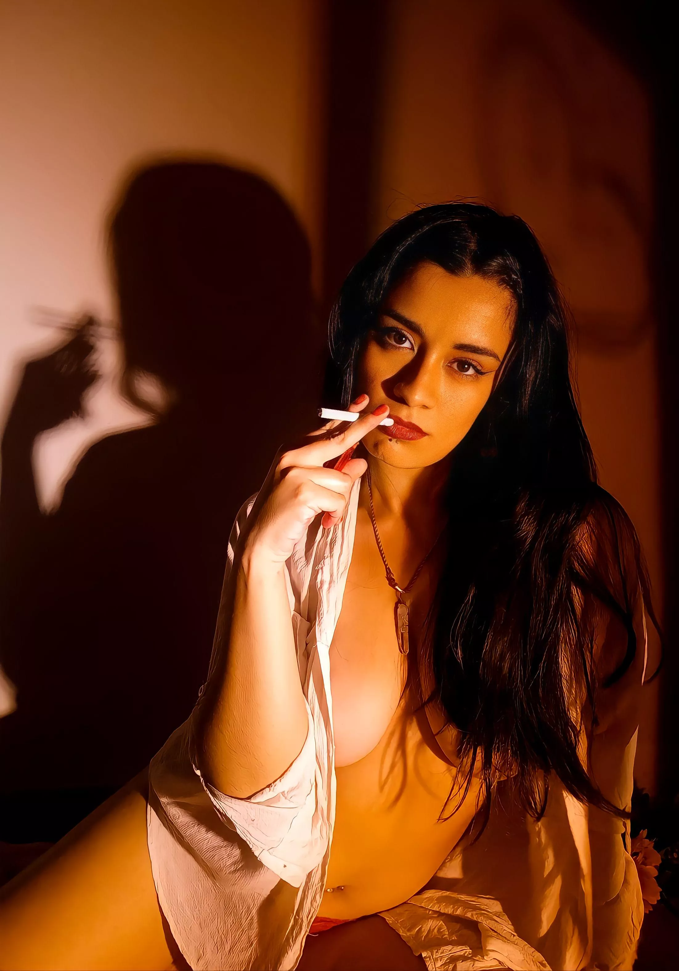 Imagine having me as your cute gf and waking you up like this before having the best morning sex of your life. posted by godsavelilith