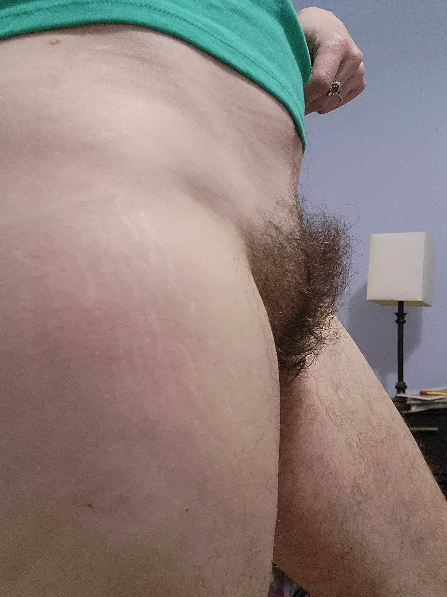 My bush is so full now it makes a bulge if I’m in tight pants posted by nerdylittleplaything