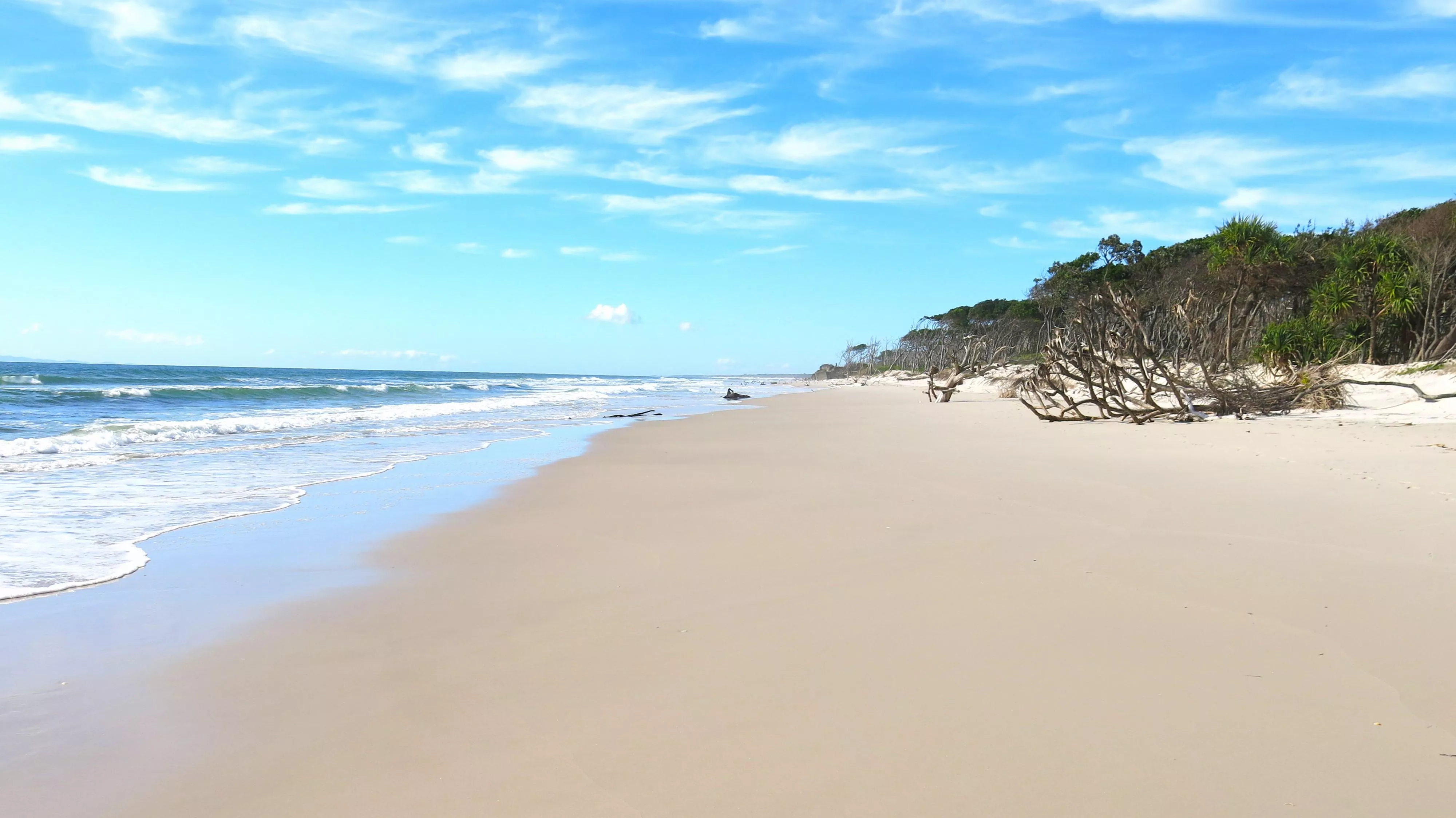 My favourite beach, Woorim beach, Bribie Island, Queensland Australia posted by SeaweednDriftwood
