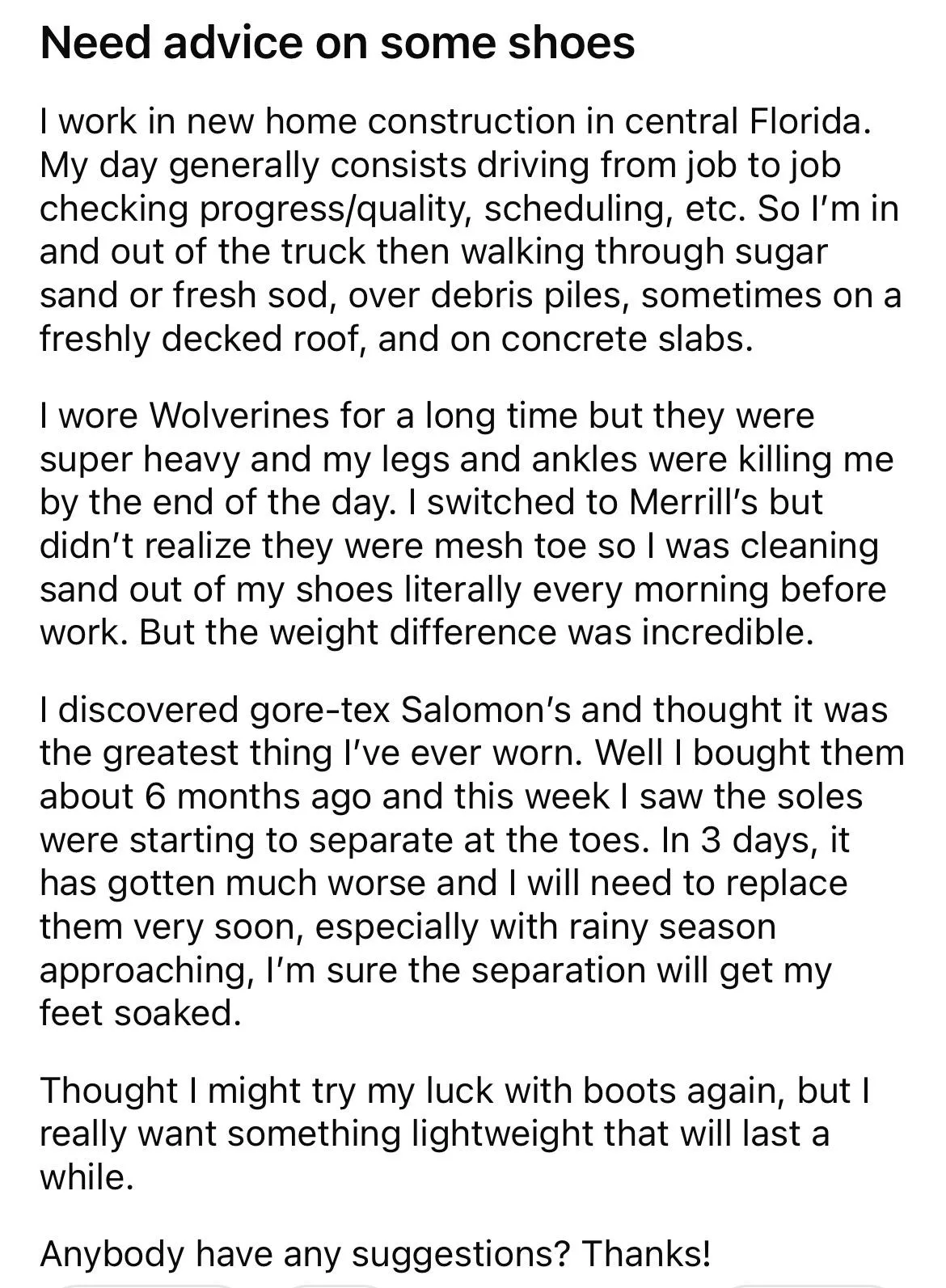 Need advice on boots posted by No-Compote-6522