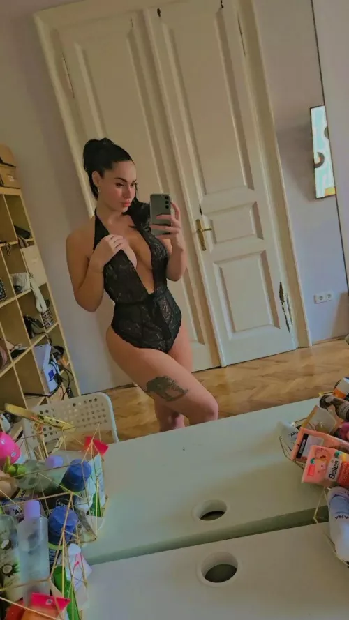 Nelly Williams, one piece lingerie by ResultTop3142