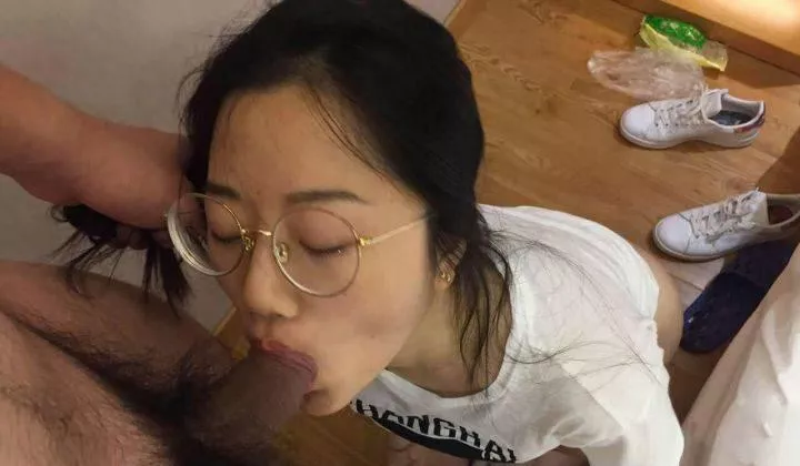Nerdy Asian girl sucking cock posted by CaptainUndie